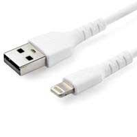 CABLE DE CARGA DE 1M USB A LIGHTNING - CABLE LIGHTNING CERTIFICADO MFI APPLE - CABLE LIGHTNING DE SERVICIO PESADO - BLANCO - STARTECH.COM MOD. RUSBLTMM1M CABLE DE CARGA DE 1M USB A LIGHTNING - CABLE LIGHTNING CERTIFICADO MFI APPLE - CABLE LIGHTNING DE SERVICIO PESADO - BLANCO - STARTECH.COM MOD. RUSBLTMM1M